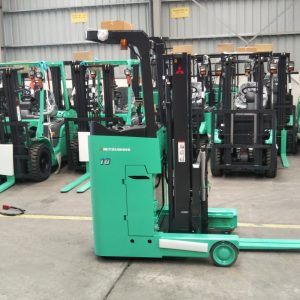Xe nâng điện đứng lái Mitsubishi 1 tấn RBS10NCB