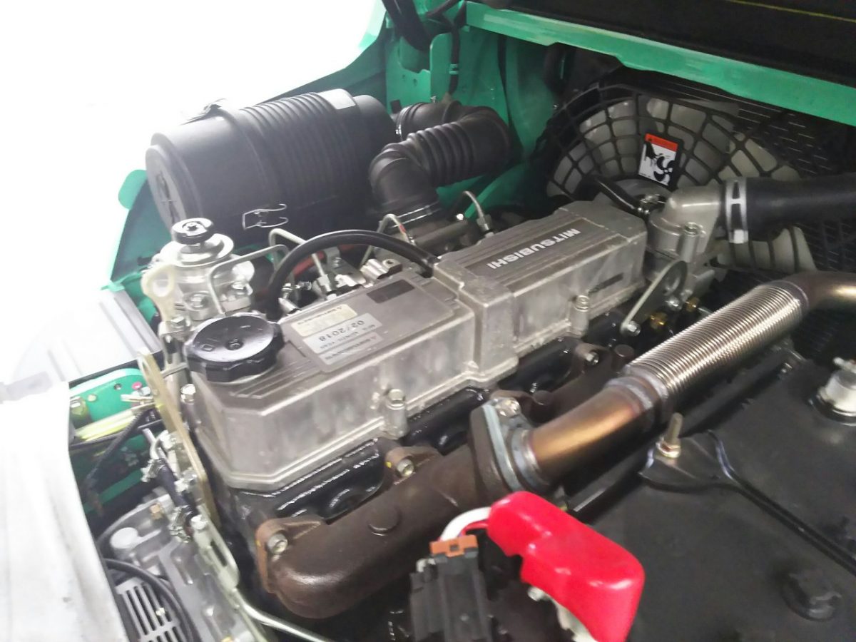 động cơ S4S trên xe nâng dầu mitsubishi fd35nt