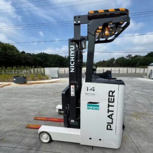 Xe nâng điện đứng lái Nichiyu 1.4 tấn FBR14-85BC-300